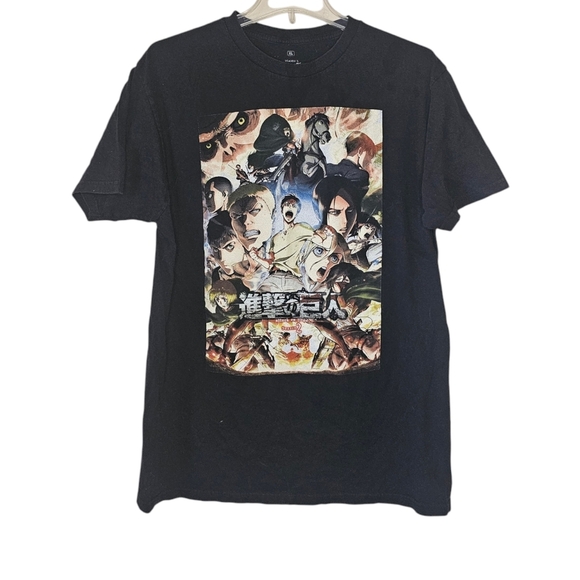 Attack on Titan Season 2 Graphic Tee T Shirt Size XL - Picture 1 of 8